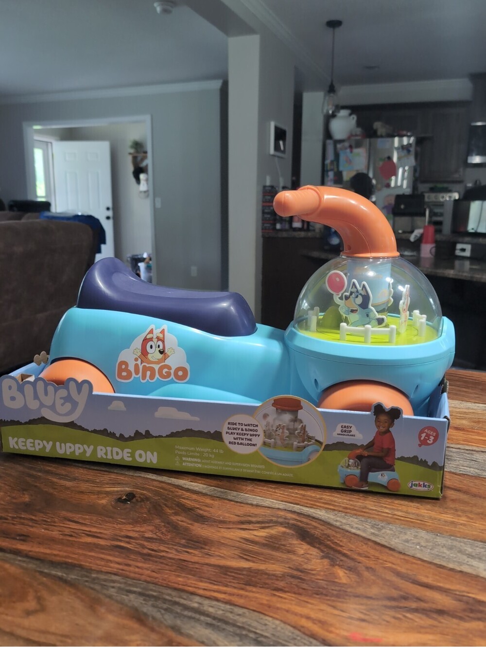 Bluey Keepy Uppy Ride On New